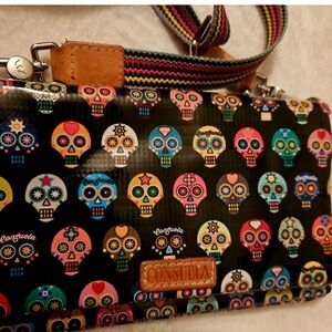 Consuela Skulls Uptown Crossbody Bag